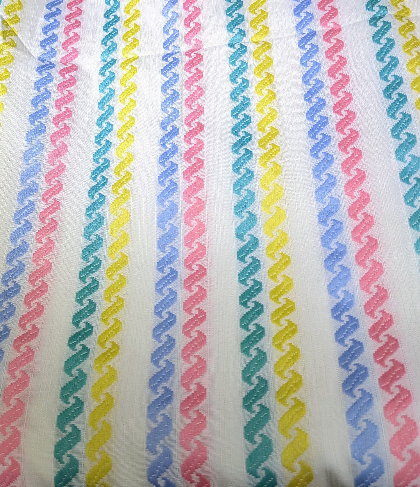 1980s Woven Cotton Fabric